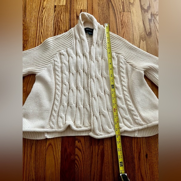 Karen Kane Aztec Beige Open Front Cardigan Women Large 100 percent cotton - Picture 5 of 9